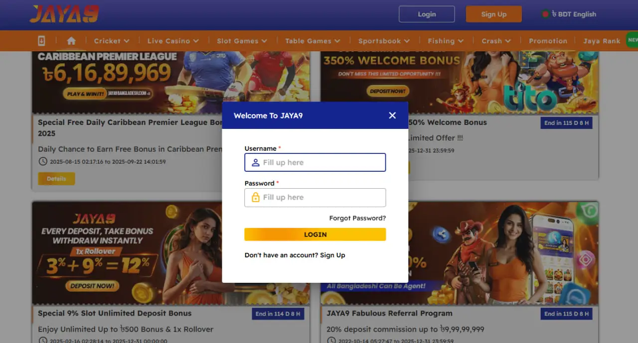 How to Claim Jaya9 Promotion Step by Step